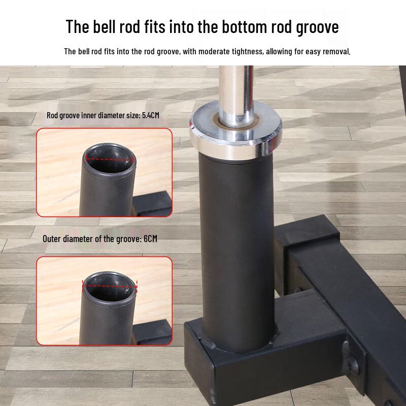 Multi-functional 3-Tier Dumbbell & Barbell Rack