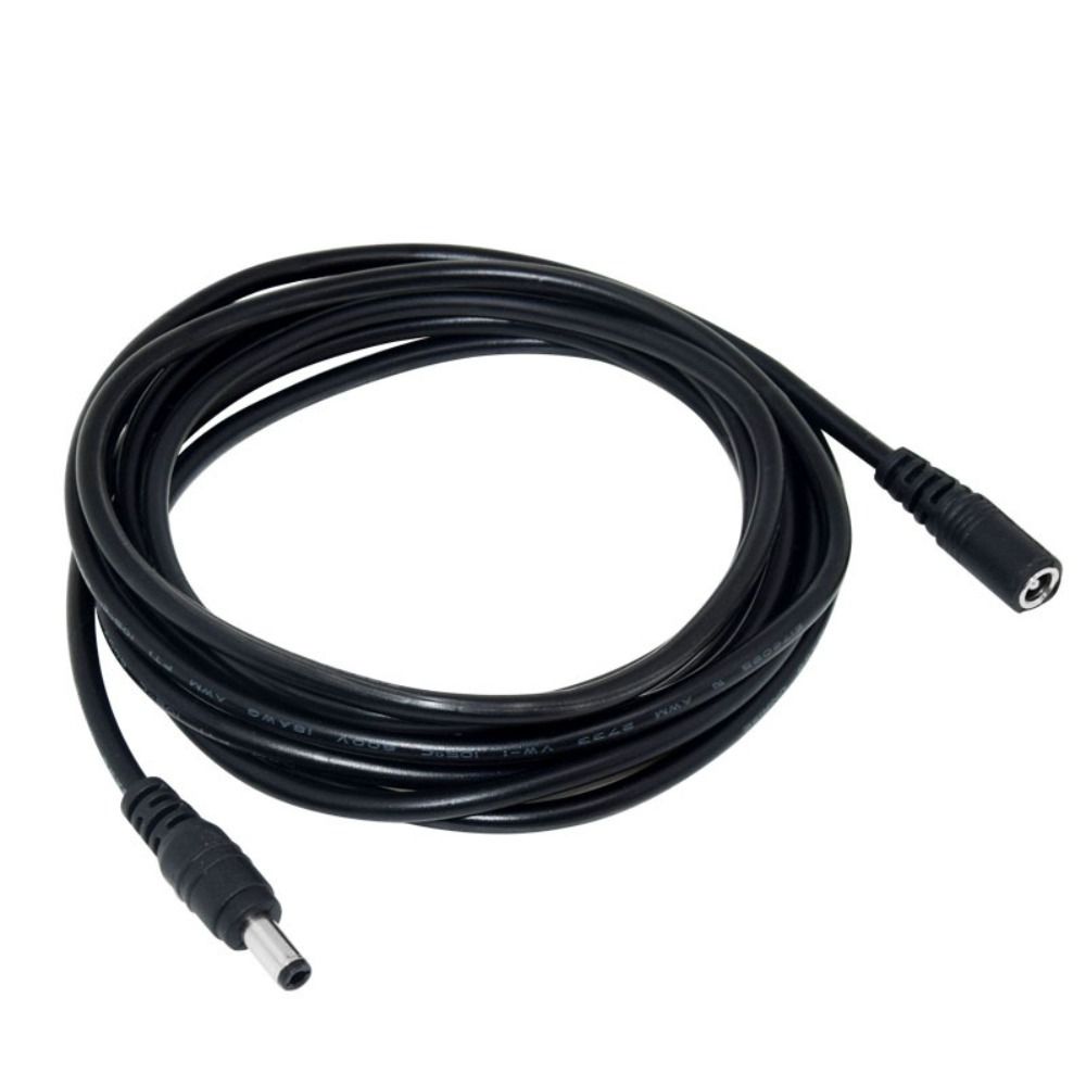 2 PCS DC12V Extension Cord Jack Adapter 5.5mm*2.1mm Connector Power Cable  Camera