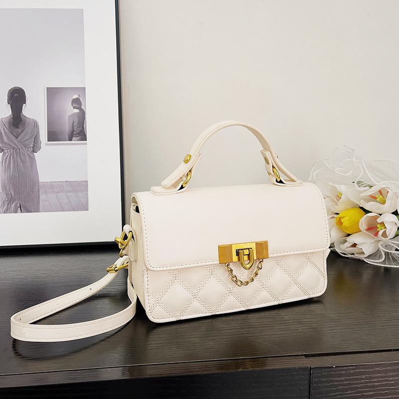 

Роскошная сумка через плечо с ромбовидным узором: Модная и универсальная женская сумка от Ins Fashion