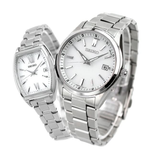 

SEIKO Watch Pair Watch Selection Limited Distribution Model Radio Solar Couple Anniversary SBTM317 SWFH125 [Seiko] Чоловічі Жіночі