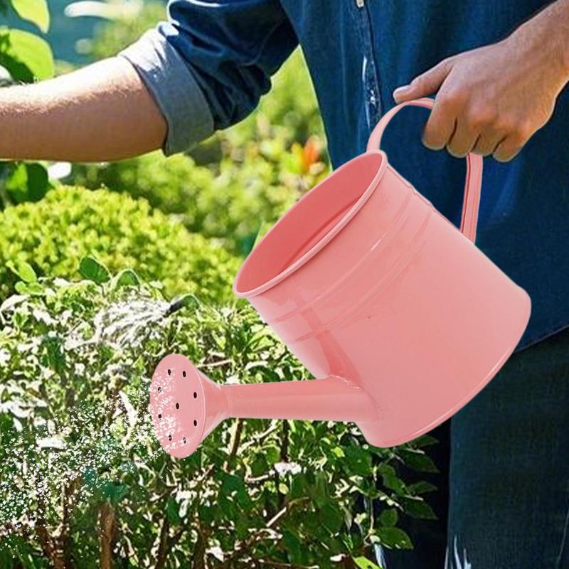 Small Watering Can For Indoor Plants 1L Long Spout Flower Watering Can Flower Arrangement Bucket Metal Planter Pot For Garden