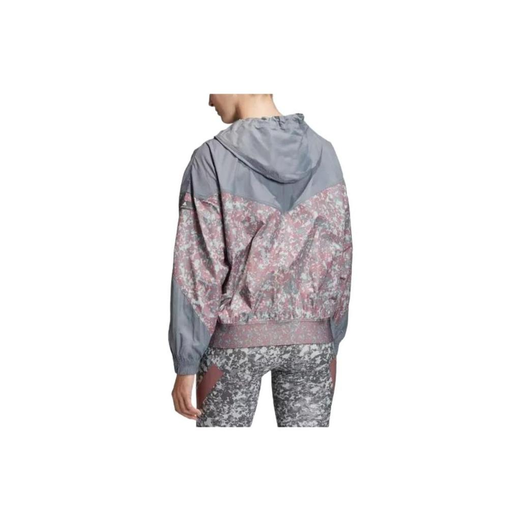 adidas X Collaboration Stella McCartney Veste à capuche décontractée confortable Veste Femme Grise FI7977