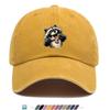Pc Quirky Grinning Raccoon Print Baseball Cap Trendy Street HipHop Hat Individual Fashion Versatile Unisex Adjustable Duckbi
