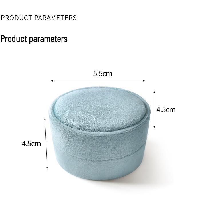 Velvet Oval Ring Box - Jewelry Packaging, In Stock, Fast Shipping