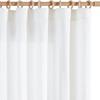Solid-Color Translucent Curtains, Suitable for Living Rooms, Bedrooms, Dining Rooms, Balconies, Offices, Farmhouses, Machine Washable, Grommet Top