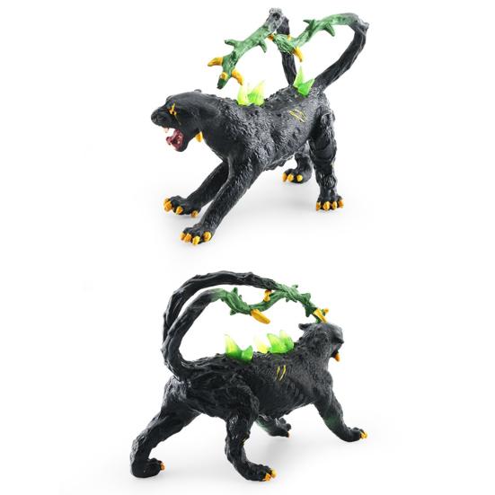 Monsters Figurine Various Water Crab Octopus Ice Demon Cattle Black Panther Monsters Model Ornament PVC Mythical Animal Statue Model Decoration