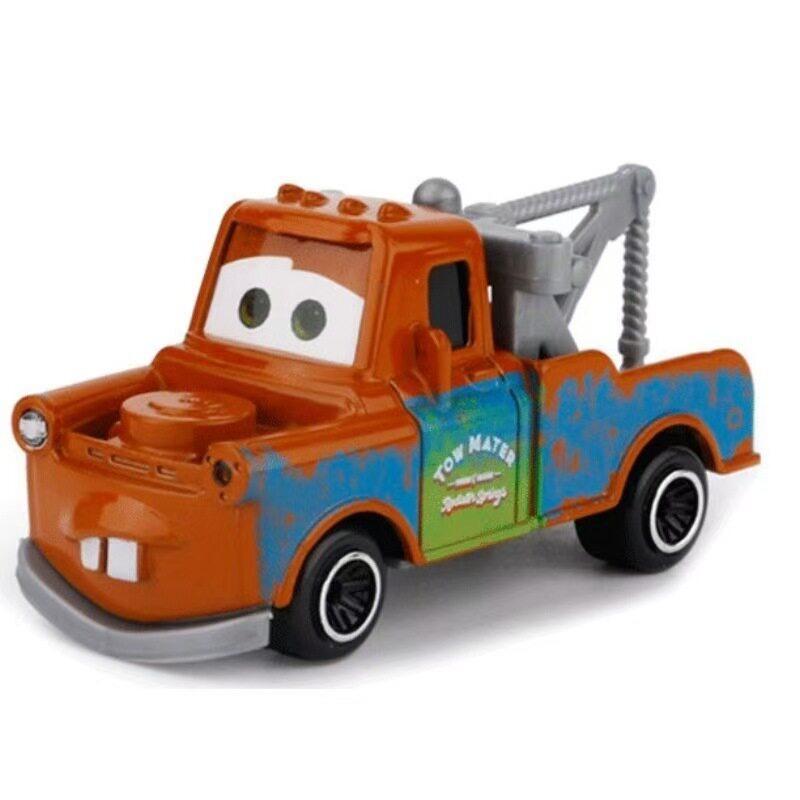 Pixar Cars 2 Giocattolo Saetta McQueen Jackson Storm Sceriffo Macchine da Corsa Dinoco Collezione Minivan Modello in Metallo Pressocolato Macchina da Corsa Bambini