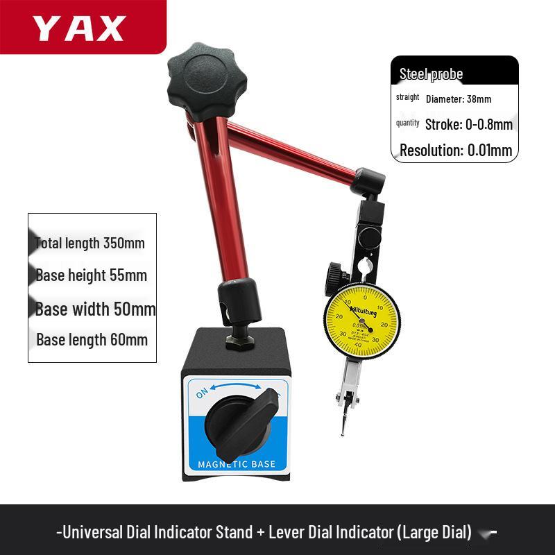 High Precision Dial Indicator Set with Magnetic Base and Lever Calibrator by Shangchen