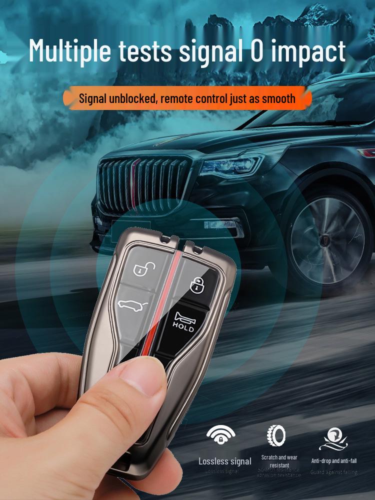 Kompatible Schlüsselhülle für Hongqi HS5, H9 2022, HS7 Modelle