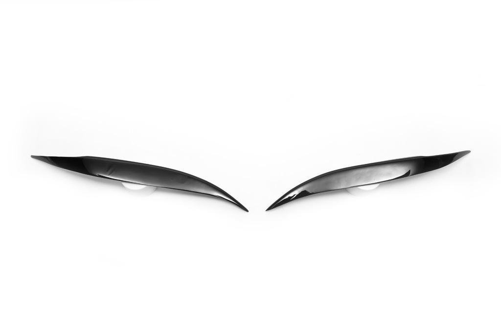 Řasy rovné (černá, ABS, 2006-2013) Lesklá černá pro Mercedes Sprinter W906