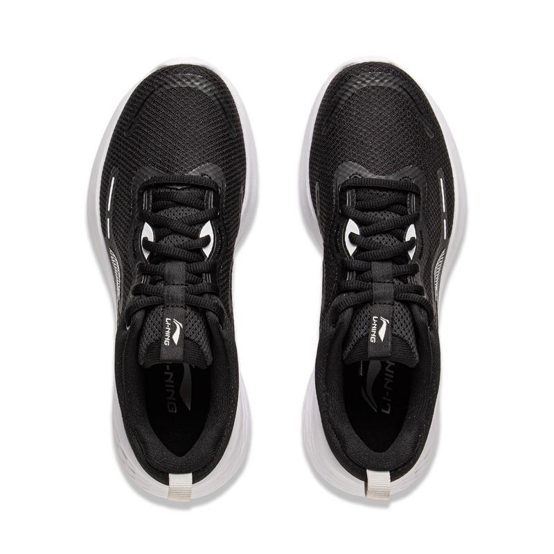 Li-Ning Comfortable Fashion Non-Slip Wear-Resistant Low-Top Casual Running Shoes Women sneaker Black ARSV122-2