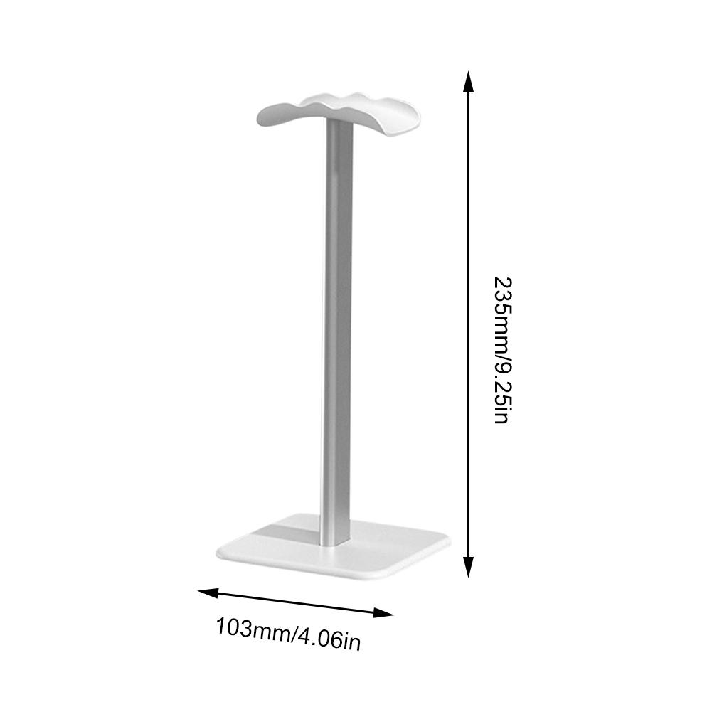 Universal Headphones Stand Holder Aluminuim Headset Holder Non-Slip Stand Holder Rack Support Over Ear PC Headsets Support Rack
