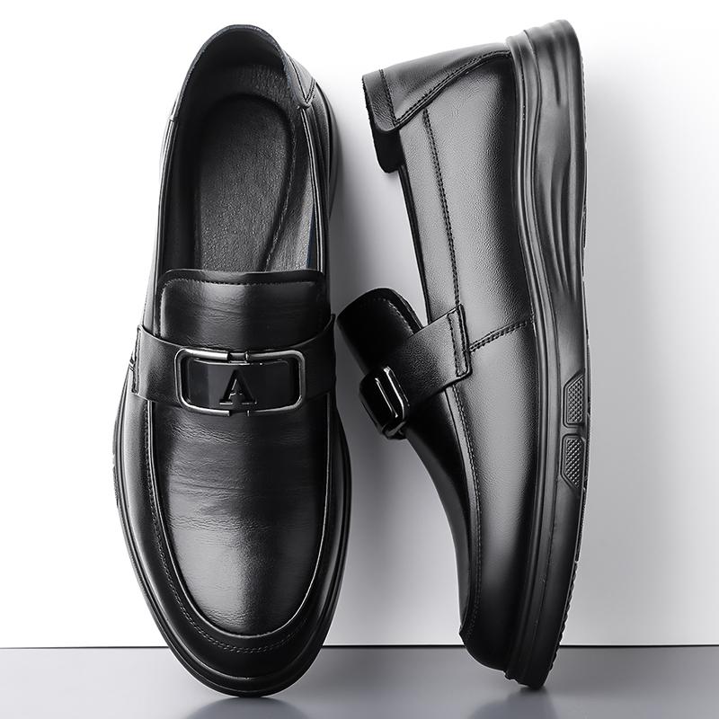 Fashion 2024 New Arrival Fashion Men Business Shoes Italian Handmade Shoes Male Comfortable Leather LoafersSlip-ons Men Casual Footwear