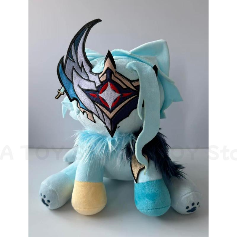 Anime Genshin Impact Dottore Cat Plush Doll Cute Zandik The Doctor Cat Plush Toys Kawaii Home Ornament Christmas Birthday Gift