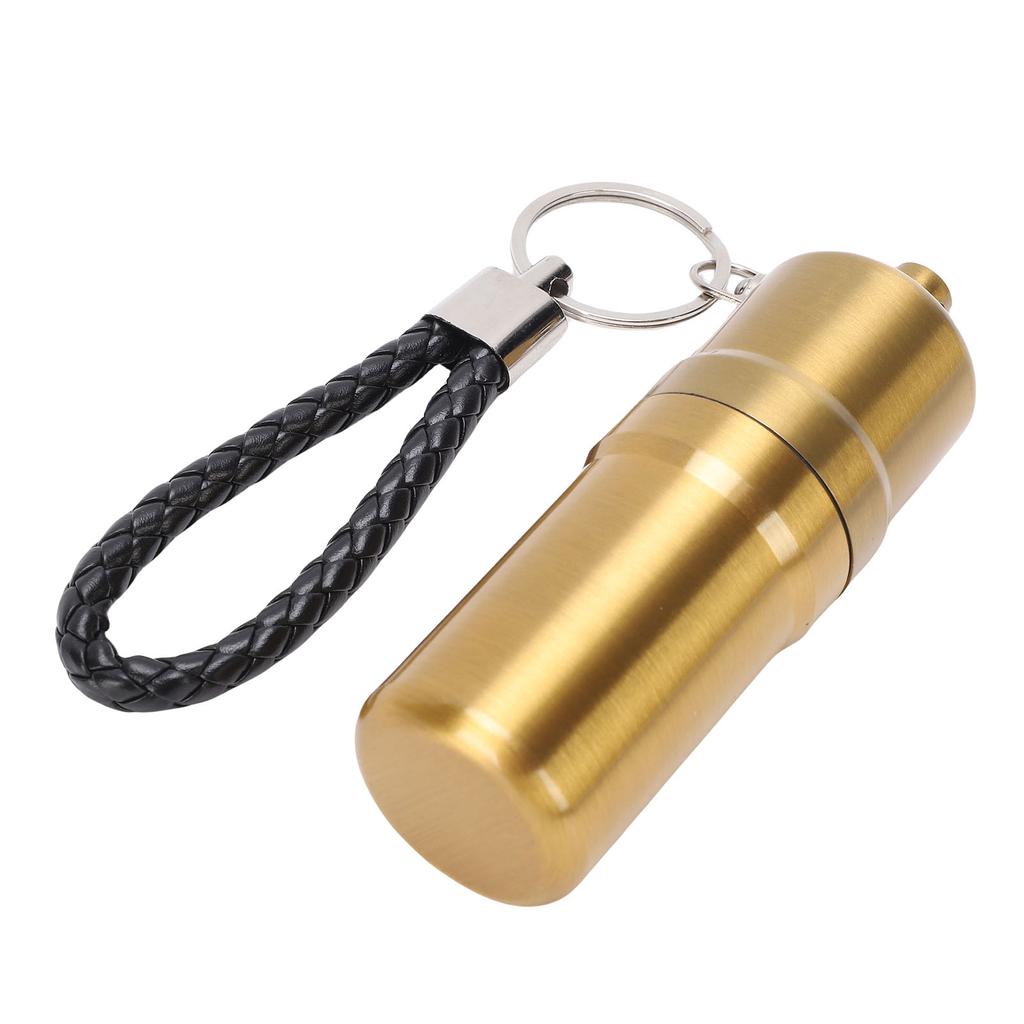 Portable Metal Storage Jar Aluminum Alloy Airtight Container Multipurpose Water Proof Small Bottle for Outdoor Camping Travel
