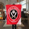 Sheffield United Football Club  Print Flannel Blanket, High Quality Comfortable for All Seasons, Home Decor, Warmth and Comfort