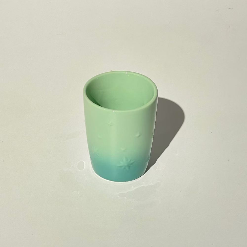 Star Mug, High-temperature Resistant, Portable Cup, Household Ceramic, High Aesthetic Value,Small Fresh Drinkware Coffee Cups