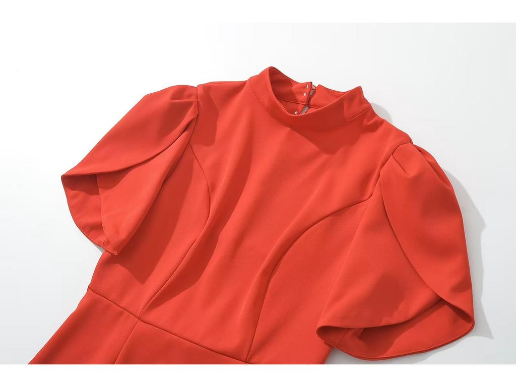 2024 Winter Women's European & American Bow Short Dress