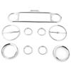 Inner Fairing Stereo Gauge Speakers Cover For Touring Electra Street Glide Trike 1996-2013 Models