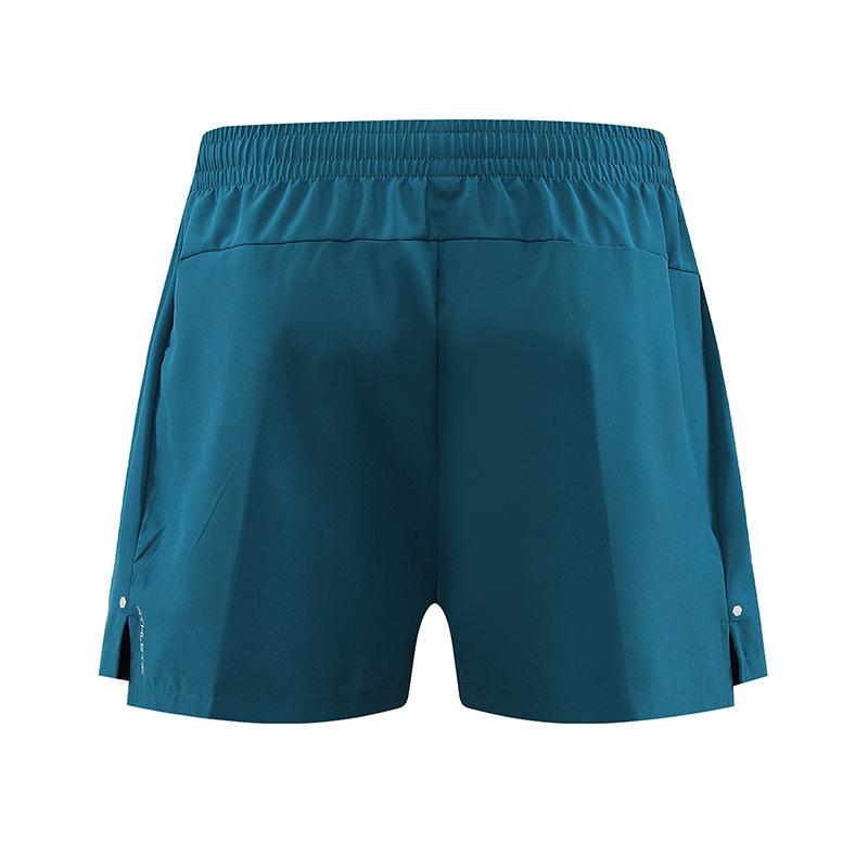 2024 Men's American Style Quick-Dry Reflective Running Shorts, Three-Quarter Length Fitness Pants