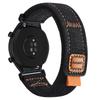 ANNEFIT Denim Watch Band, Casual Watch Replacement Band, Fabric Velcro Watch Strap, Quick Release, 16mmBlack