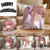 DDLC Game MMonikaChuu Square Sofa Pillow Cover Solid Color Living Room Home Decor Cushion Case