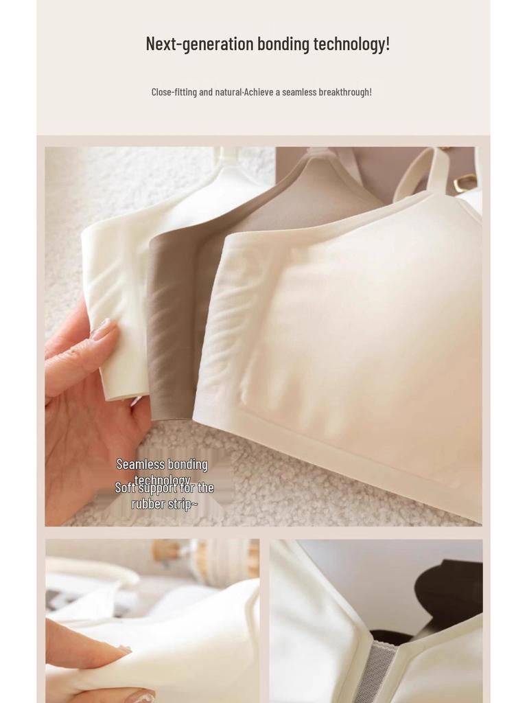 Seamless Anti-Sag Uplift Bra: Breathable, Comfortable, Supportive for Large Chest
