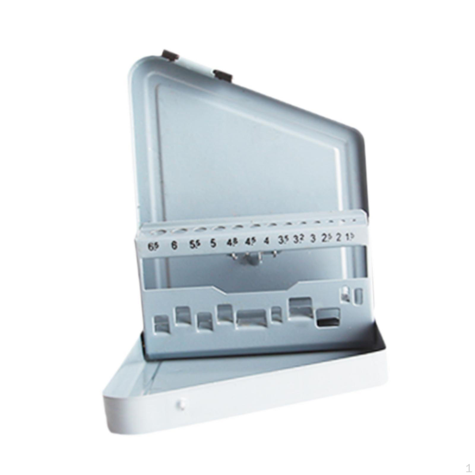 

Держатель для кейса сверл для спиральных сверл, металлический органайзер для хранения 13 Slots