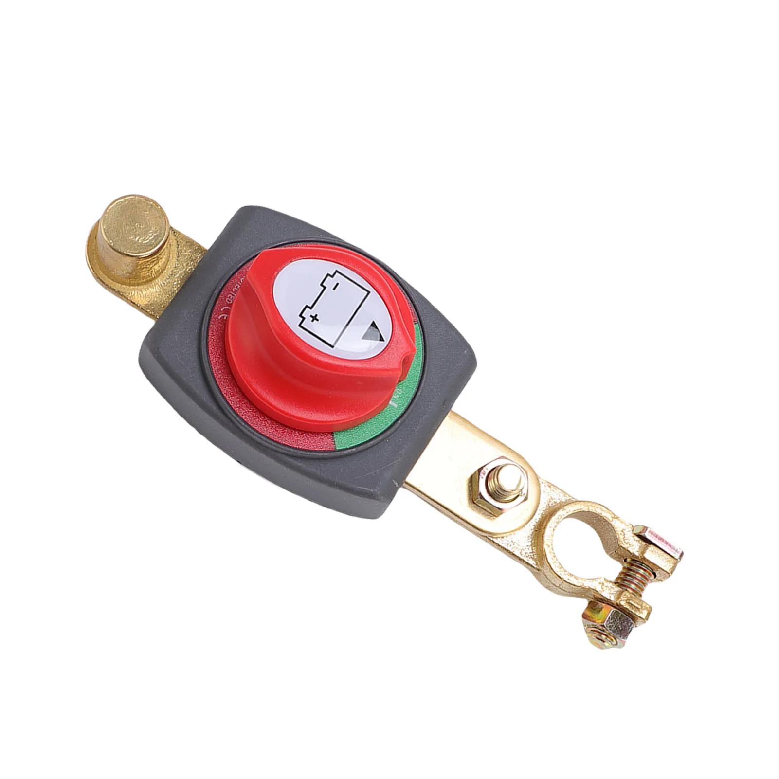 Battery Disconnect  Switch 275A Top Post Battery  Safe ON OFF Toggle Mechanism Detachable Terminal User Friendly for ATVs rosso