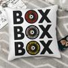 Box Box Box Infographic Tyre Compound Design Cojines Throw Pillow Case F1 Car Racing Cushion Chair Print Decorative