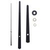 DIY Quartz Wall Clock Movement Mechanism with Hands Long Shaft Silent Kit Battery Operated Repair Parts Replacement Set
