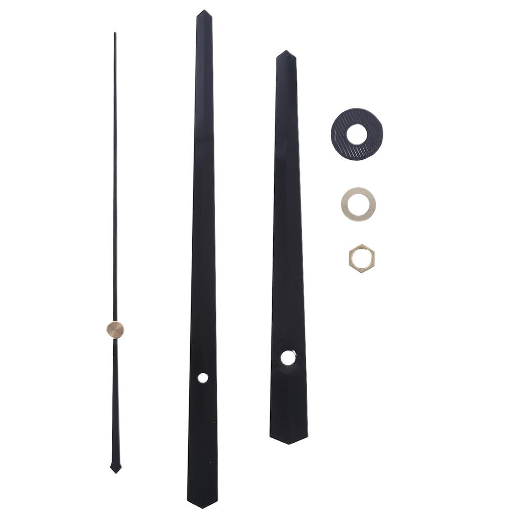 DIY Quartz Wall Clock Movement Mechanism with Hands Long Shaft Silent Kit Battery Operated Repair Parts Replacement Set