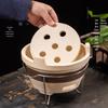 Traditional Clay Charcoal Tea & BBQ Stove Set