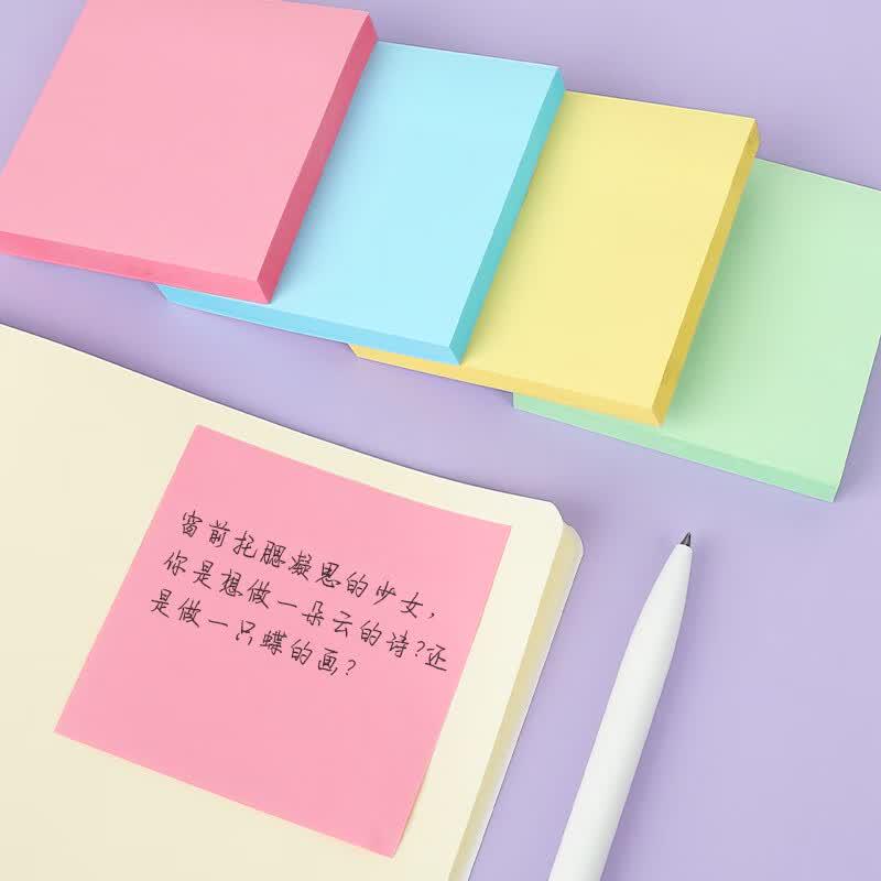 SIMAA Large Colored Sticky Notes (76x101mm, 400 Sheets)