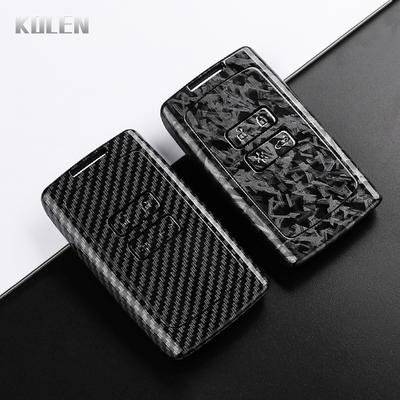 Abs Carbon Fiber Style Car Key Case Cover For Renault Captur Megane Talisman Espace Clio Zoe Koleos Scenic Arkana Dacia Sandero