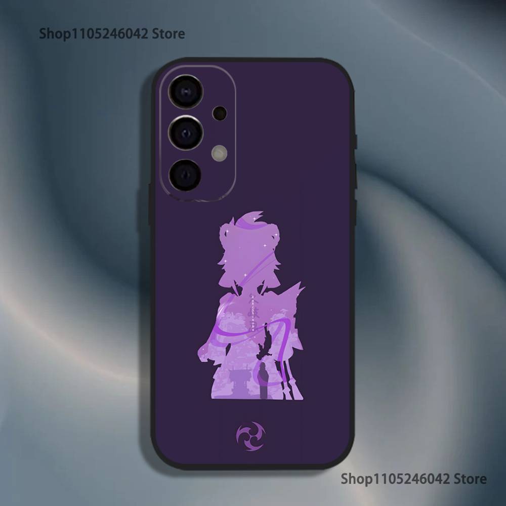 G-Genshin Impact Arlecchino For Samsung Phone Case S25,S24,S21,S22,S23,S30,Ultra,S20,Plus,Fe,Lite,5G Black Cover