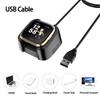 Charger For Fitbit Versa Lite Sport Smartwatch USB Charging Cable For Fitbit Versa Lite Charger Cord Clip Dock Watch Accessories