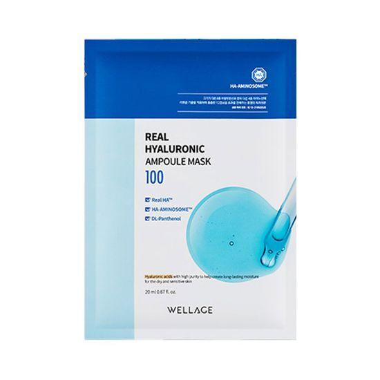 Wellage Real Hyaluronic Ampoule Mask 10 sheets