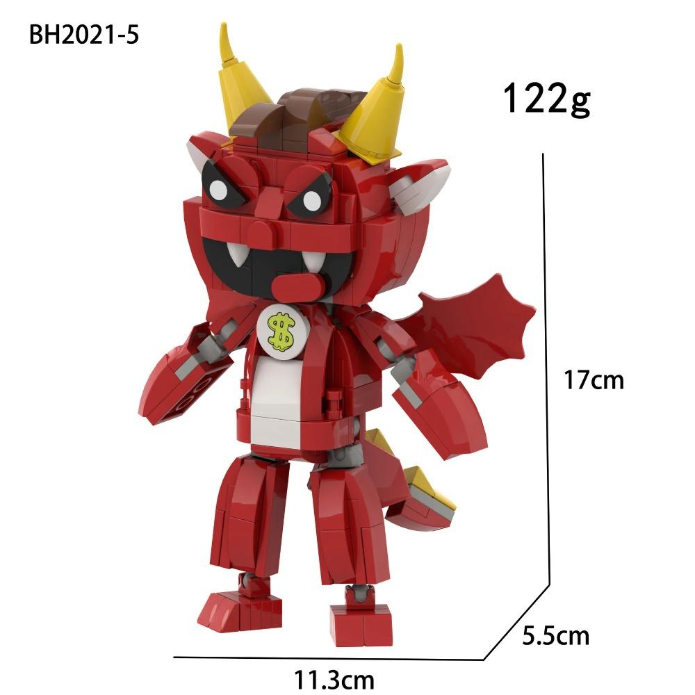 Smiling Critters Nightmare Critters 4 Action Figure Dolls Building Blocks Set Horror Game Poppi Construction Toy Kids Birthday