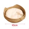 Cat Bed Basket Pet Supplies with Cushion Mattress Four Seasons Sleeping Nest Scratch Mat for