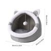 Plush Cat Bed Kitten Sleeping Bed Small Dog Nest Pet Winter Sleeping Cushion Anti-Scratching Bedding Pet Cat Supplies