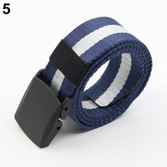Men's Fashion Practical Sport Tactical Military Nylon Buckle Waist Belt Waistband