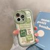 Capa protetora antichoque de coelho com urso de desenho animado para iPhone 13 Pro Max 14 12 11 Silicone macio transparente capa traseira de telefone