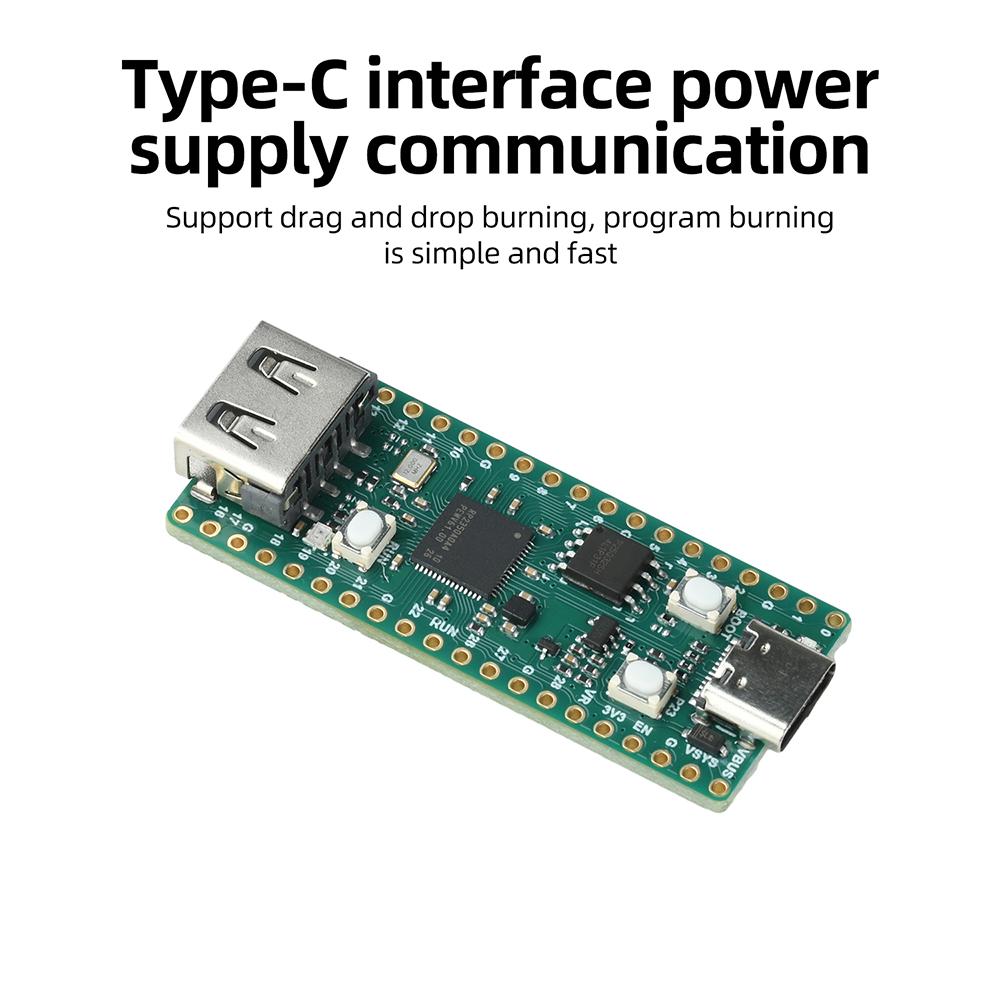 RP2350 Development Board Dual-Core MCU Module Type-C USB Socket Microcontroller Processor For Raspberry Pi Pico2 Programming
