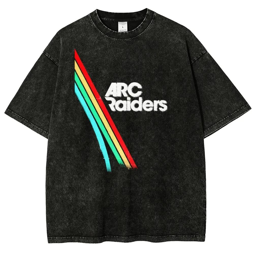 New Science Fiction The Shooting Game ARC Raiders Graphic Print Tshirt Unisex Women Fashion Oneck Cotton Tee Oversized Casual Top
