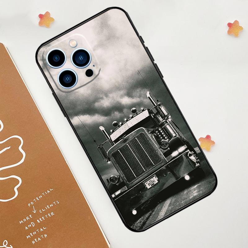Cool Heavy Truck Car Case For iPhone 15 16 14 13 12 11 Pro Max Plus X XR XS 12 13 Mini Cover Accessories