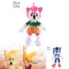 Adorable 28cm Sonic The Hedgehog Shadow Amy Rose Knuckle Tail Plush Toy For All Ages