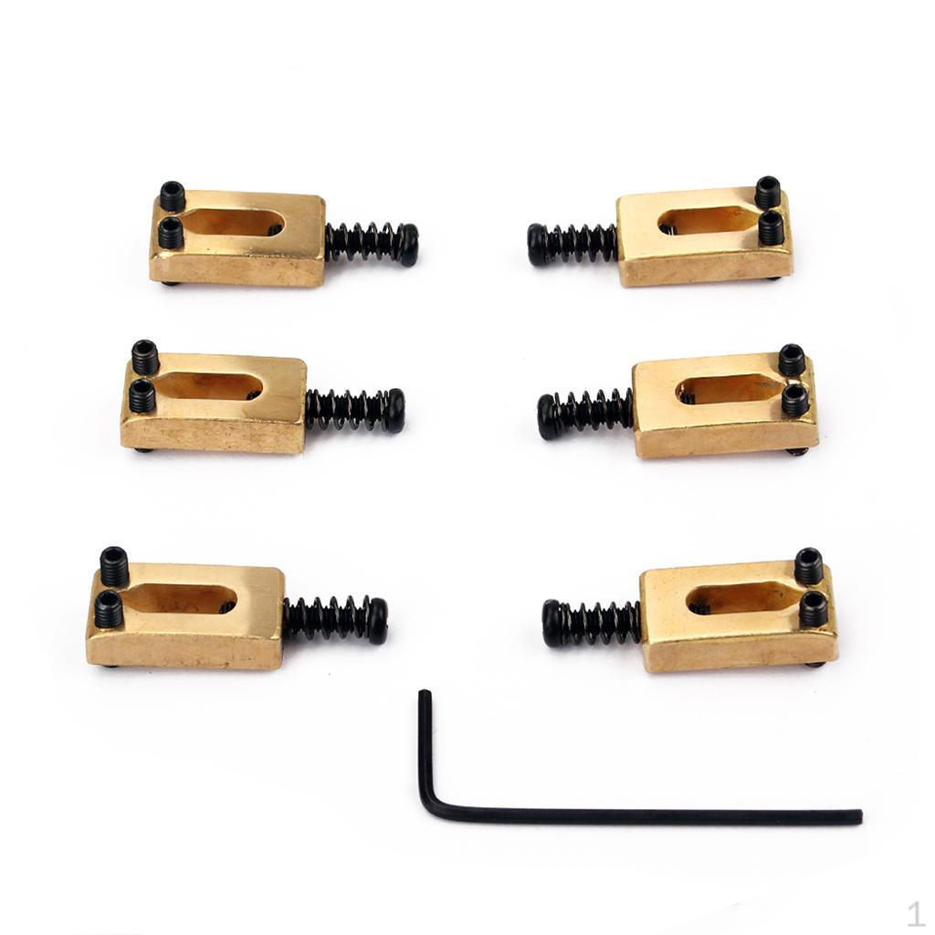 

6Pieces olo Bridge Roller Saddles for TL Electric Guitars