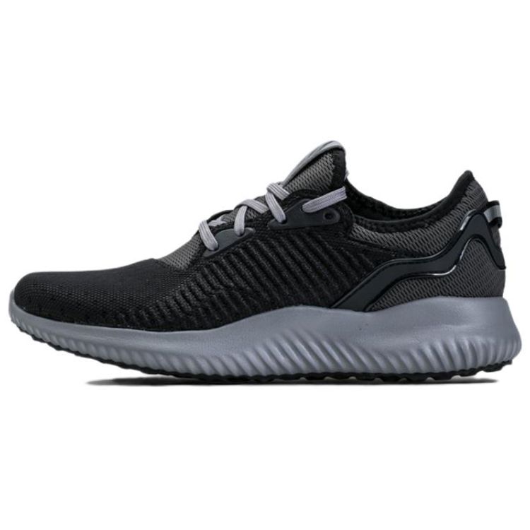 

Adidas Alphabounce Simple Versatile Fabric Durable Breathable Low-Top Marathon Running Shoes Women sneaker Black BY4251 36