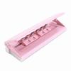 6 Hole Punch Pink Anti Slip Metal Structure Adjustable 6 Hole Spacing Paper Binding Planner Inserts Hole Punch
